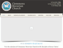 Tablet Screenshot of clemmonsmoravian.org